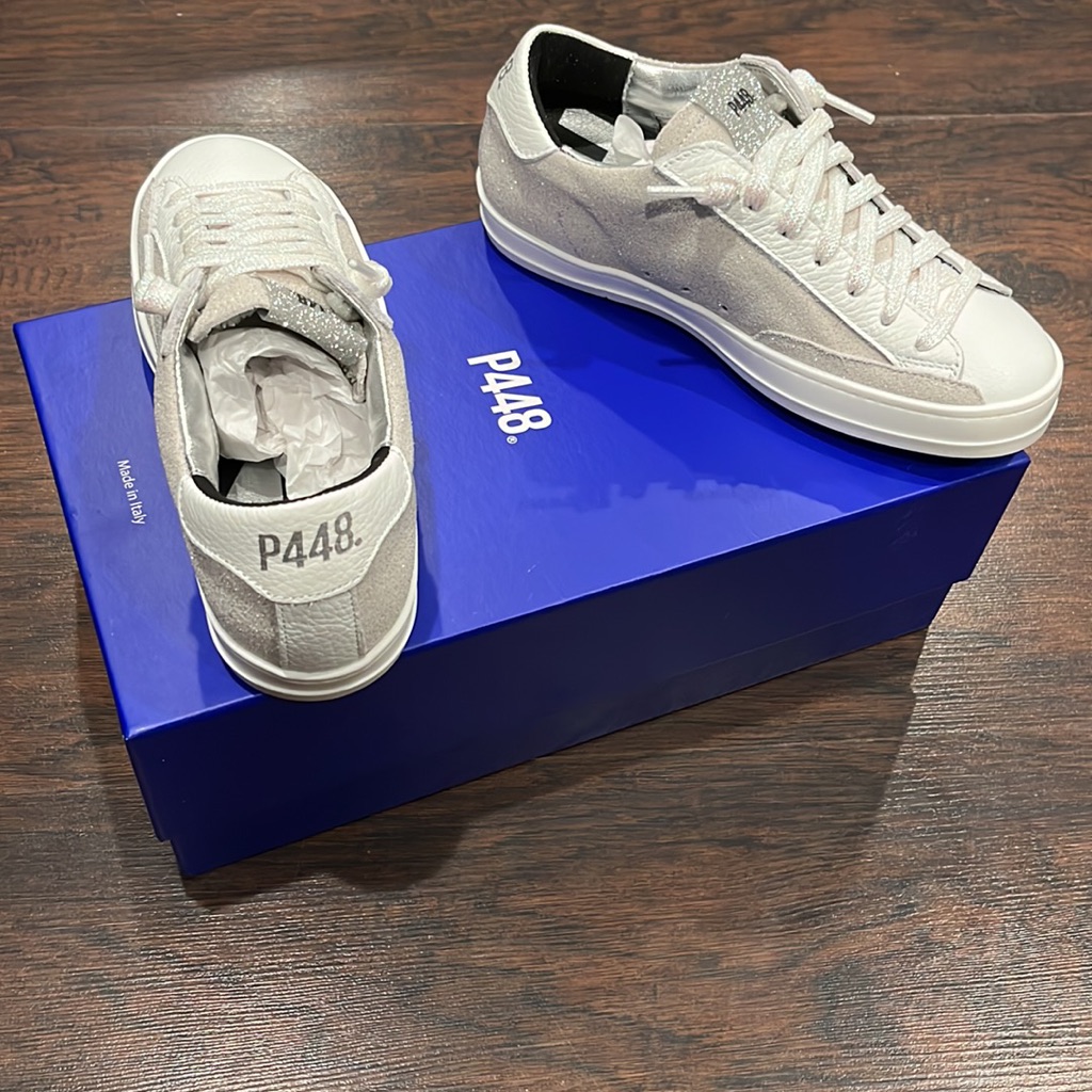 Nwt! P448 John-W Low Top Sneakers Size 36 6-6.5